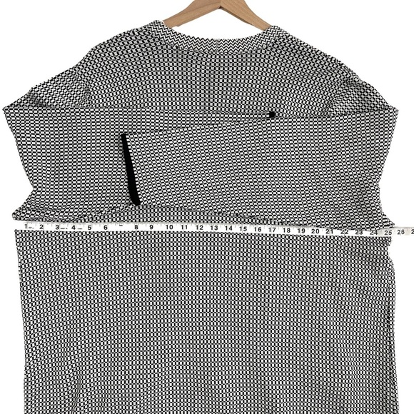 Talbots 3X Houndstooth Knit Cardigan Open Front Pockets Cozy Casual Minimalist - Picture 9 of 14